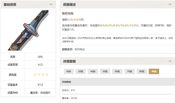 鸣潮大月卡武器怎么选